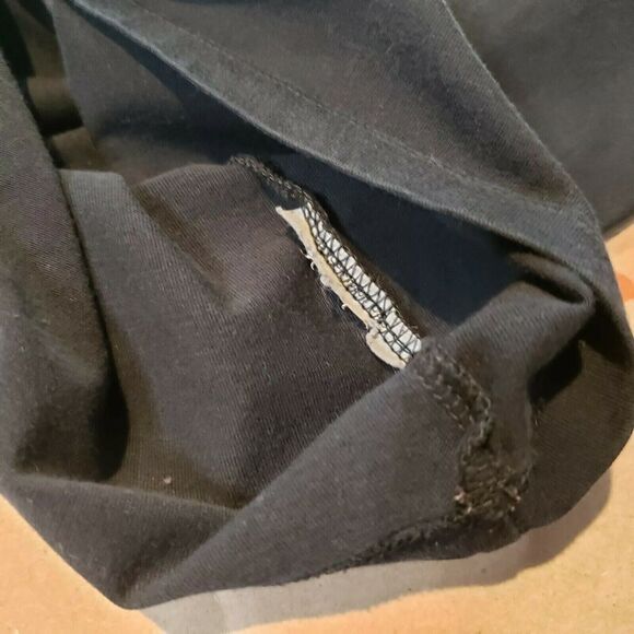 Converse Unisex Black Graphic Tee Small Demon Halo Alternative Streetwear Goth - Picture 12 of 13